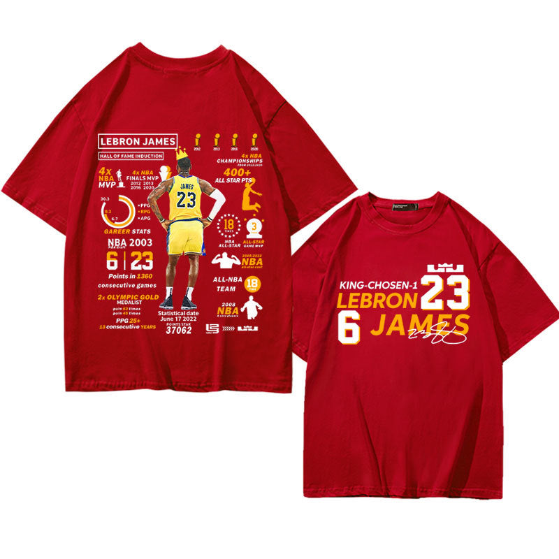 T-shirt con onore alla carriera di LeBron James