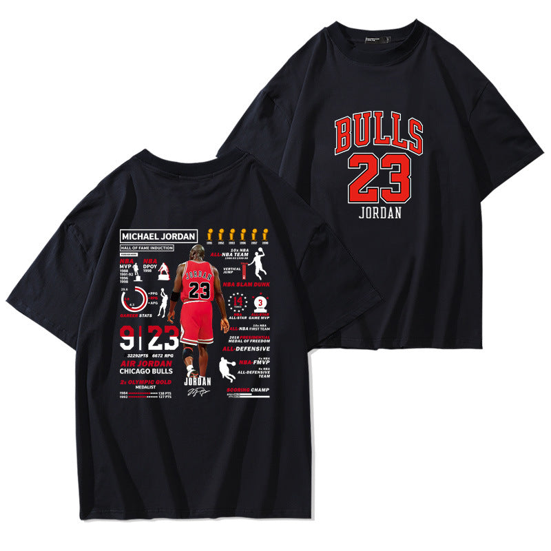 T-shirt Michael Jordan con onore alla carriera